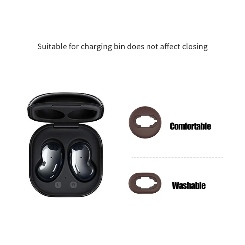 Funda silicona blanda para auriculares, tapones para los oídos, para S-AMSUNG auriculares inalámbricos en