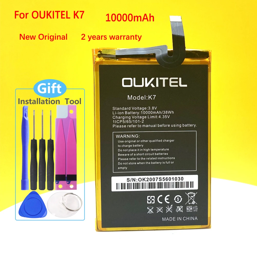 NEW Original 10000mAh Battery For Oukitel K7 High Quality +Tracking number