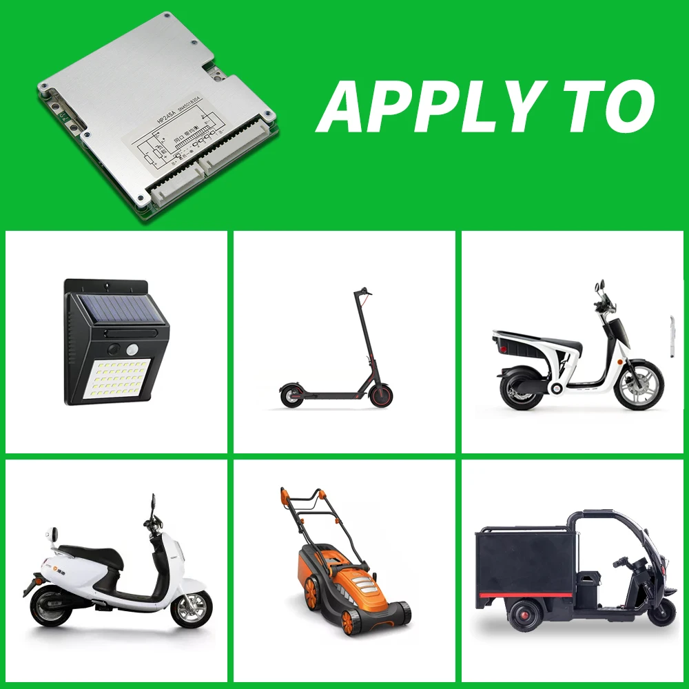 Qucc BMS 13S 48V 15A 20A 30A 40A 50A 60A100A 120A 18650 Balancer PCB Lithium-Batterie Schutz Bord für Elektrische Fahrzeug Ebike