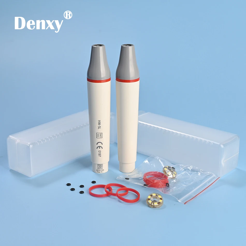 Denxy Dental Ultrasonic Scaler Handpiece with LED Detachable Ultrasonic EMS Series Device EMS Compatible Scaling Handpiece