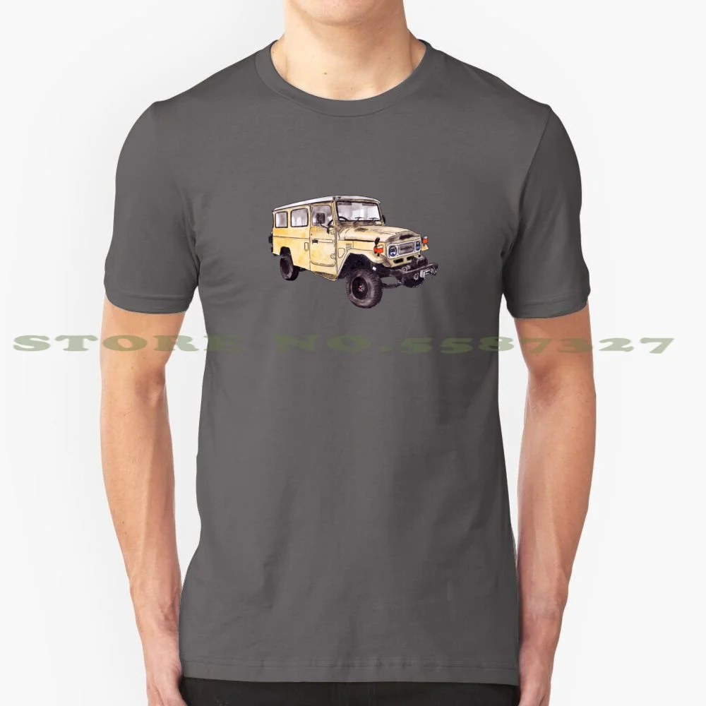 1983 Fj45 Landcruiser Troopcarrier 100% Pure Cotton T-Shirt Troopy Troopcarriers Australia Troopie Fj45 40 Series Landcruiser