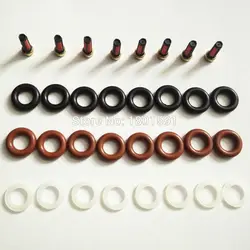 Combustível Injector Repair Kit, Filtros, Orings Caps para motor Mercedes G500, M113, 112, 0280156153, 0280155744, 0280156014, Conjunto 8, Venda inteira