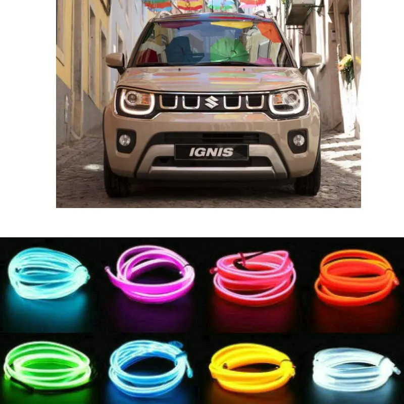 

5m el Atmosphere Lamp Interior Mood Lighting For Suzuki jimny samurai baleno carry ignis equator forenza reno verona