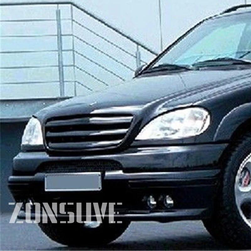 For Mercedes Benz M-class W163 1998 1999 2000 2001 2002 2003 2004 2005 Year Racing Grille Cover Accessorie Body Kit