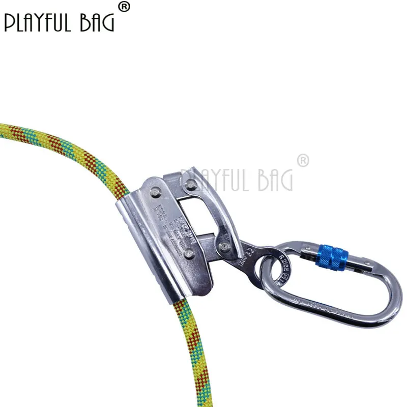 PB Playful bag Climbing Self-locking device High-altitude work Self-locking Equipment Safety rope self lock device ZL64