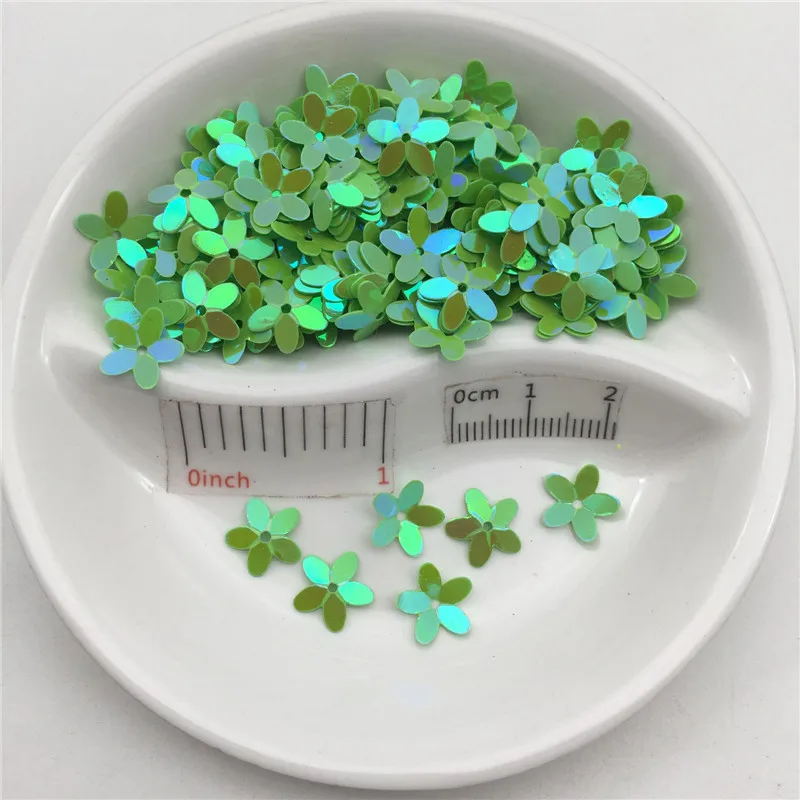 20g/Lot 10mm Cup Flower Loose Sequins Paillettes Sewing,Wedding Craft,Women Kids DIY Garment Accessories Wholesale