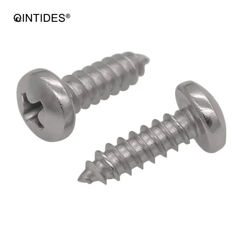 500/4000Pcs M2.2 M2.9 Screw Length:3-35mm Pan Head Tapping Screws Self-Tapping Stainless Steel Screws