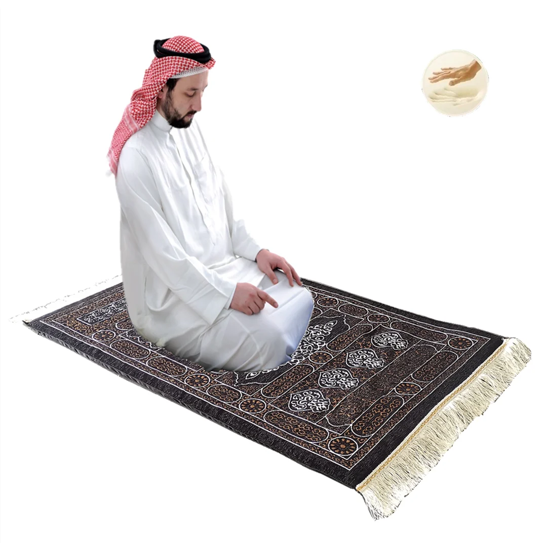 20MM Thickness Momory Foam Prayer Rug Muslim Comfottable Prayer Mat 66x110CM