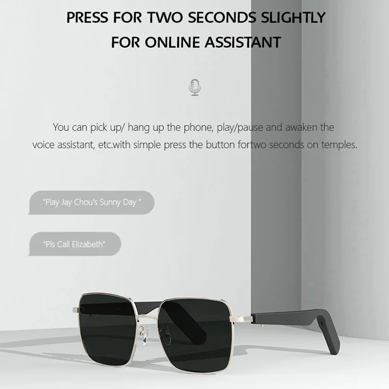 Bluetooth5.0 الاستقطاب اللاسلكية سماعة موسيقى نظارات شمسية رياضية رائجة البيع مكالمة ذكية نظارات نظارات الصوت الذكية للجنسين