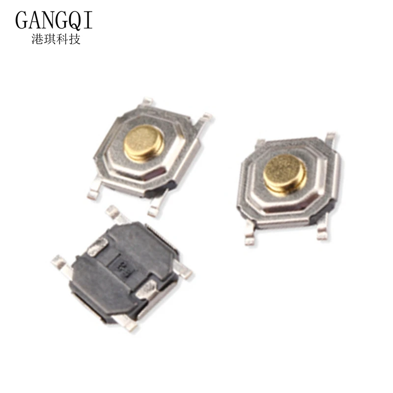 20PCS waterproof 4*4*1.5mm SMD 4pin Light touch switch SMD4 ON/OFF Touch button Touch micro switch 4*4*1.5 keys button