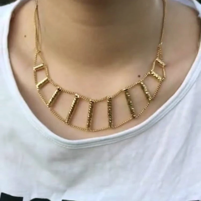 French Bride Jewelry Sets for Women Arab Eritrea Habesha Sudan Earring sets Link Necklace Sets