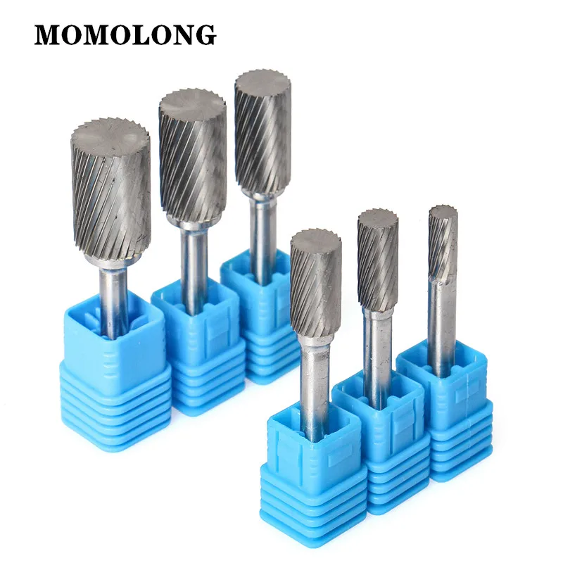 Um Tipo Cabeça Carboneto De Tungstênio Rotary File Tool Broca Fresagem Carving Bit Tools Point Burr Die Grinder Ferramentas Abrasivas