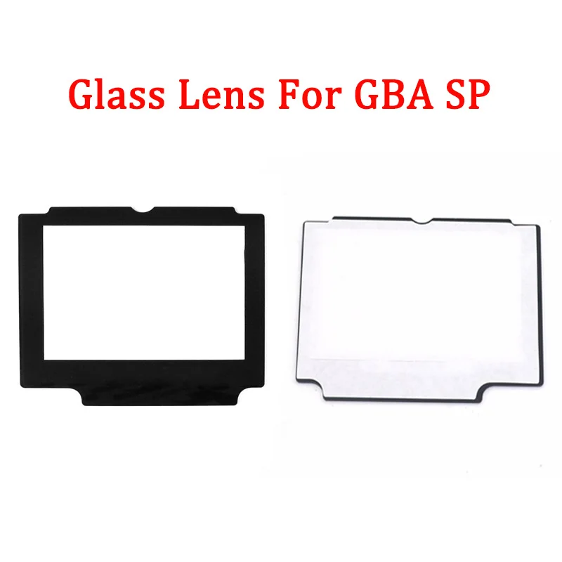 Glass Screen Lens Replacement for Nintend GBA SP LCD screen lens glass mirror lens with double-sided adhesive tape on the back