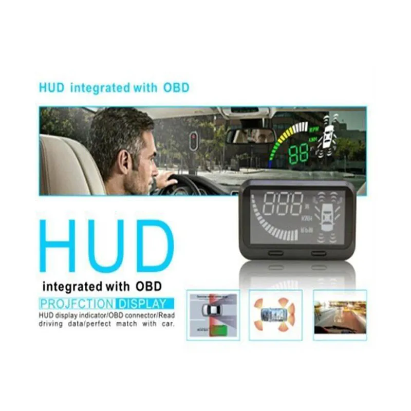 

car 360 monitor blind spot detection full around view Hud parking detector system w 2 blind spot sensor 2 front 4 back sensor