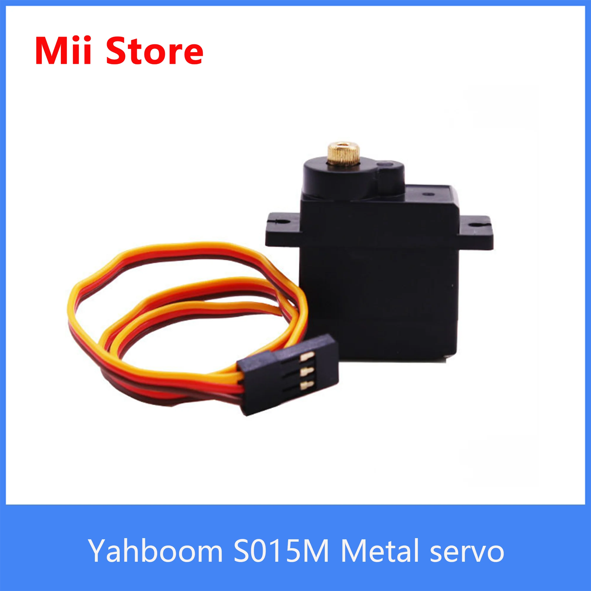 Yahboom S015M แรงบิดสูง RC Micro เซอร์โวเกียร์โลหะดิจิตอล180องศา