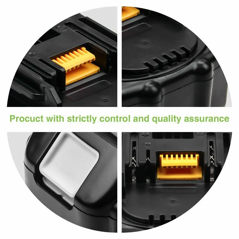 Аккумуляторная батарея BL1830, литий-ионный аккумулятор 18 в, 6,0 Ач для Makita BL1830B, BL1820, BL1840, BL1850, BL1860