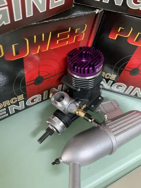 Imported FCPower FC52 2 Stroke 52 Nitro Engine Motor Instead of ASP S52A / S52AII Nitro Engine 52 Grade for RC Airplane