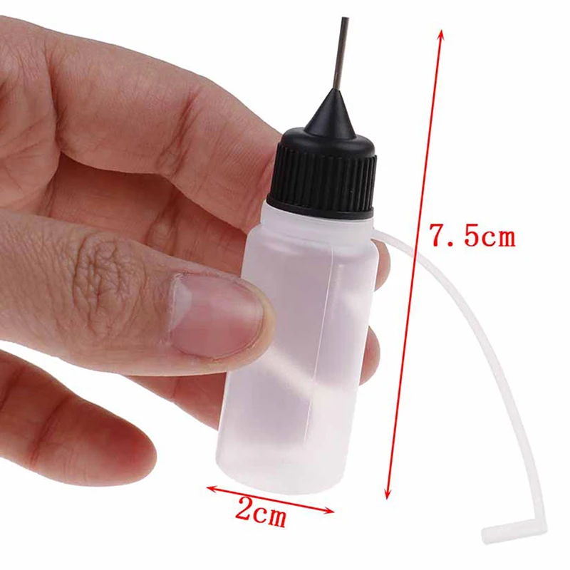 5/10pcs 10/30ml Empty Plastic Squeezable Dropper Bottles Eye Liquid Dropper Needle Tip Drop Refillable Bottle