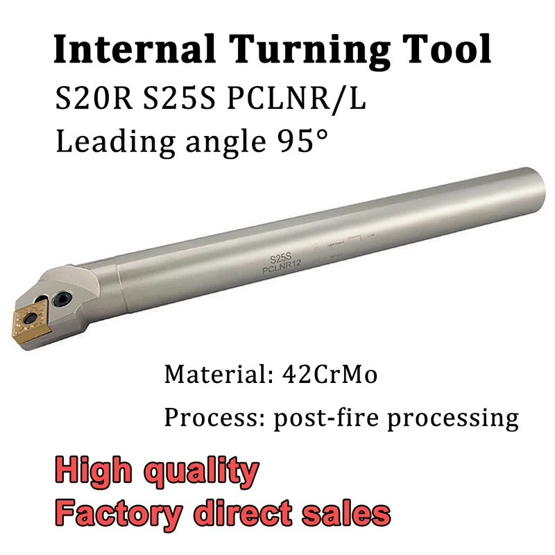 S25S PCLNR PCLNL 12 White Internal Turning Tool CNC Tool Holder For CNMG120404 CNMG120408 Carbide Inserts CNC Lathe Cutter Tools