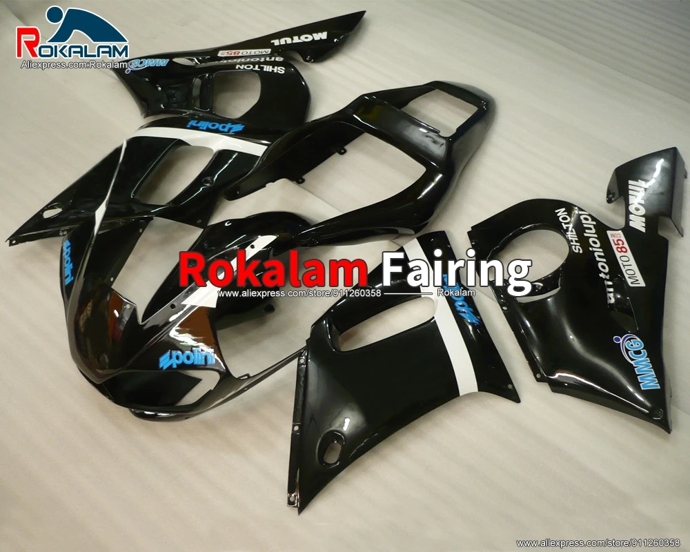 

Fairing For Yamaha YZF600 1998 1999 2000 2001 2002 R6 98 02 Black Motorcycle Body Kit (Injection Molding)