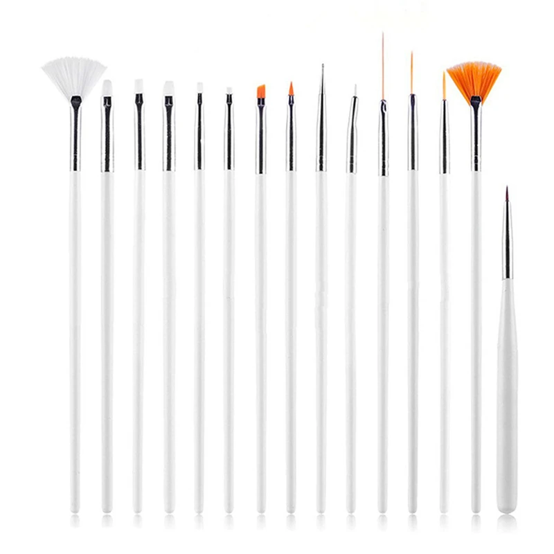 15pcs/set Cake Brushes Fondant Decorating Tools Painting Brush Sugarcraft Baking Pastry Tools Kitchen Accessories Pen Tools K711