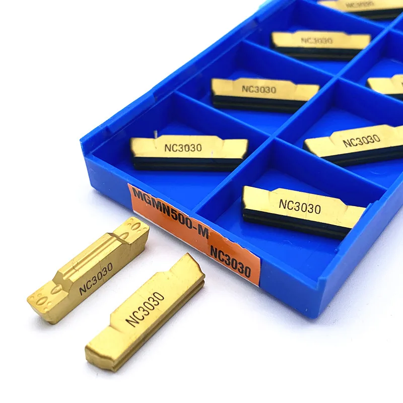 10PCS MGMN500 NC3020/PC9030/NC3020 Intaglio di Taglio In Metallo Duro Lama Tornio Strumento di Carburo di Tungsteno Utensili Da Taglio