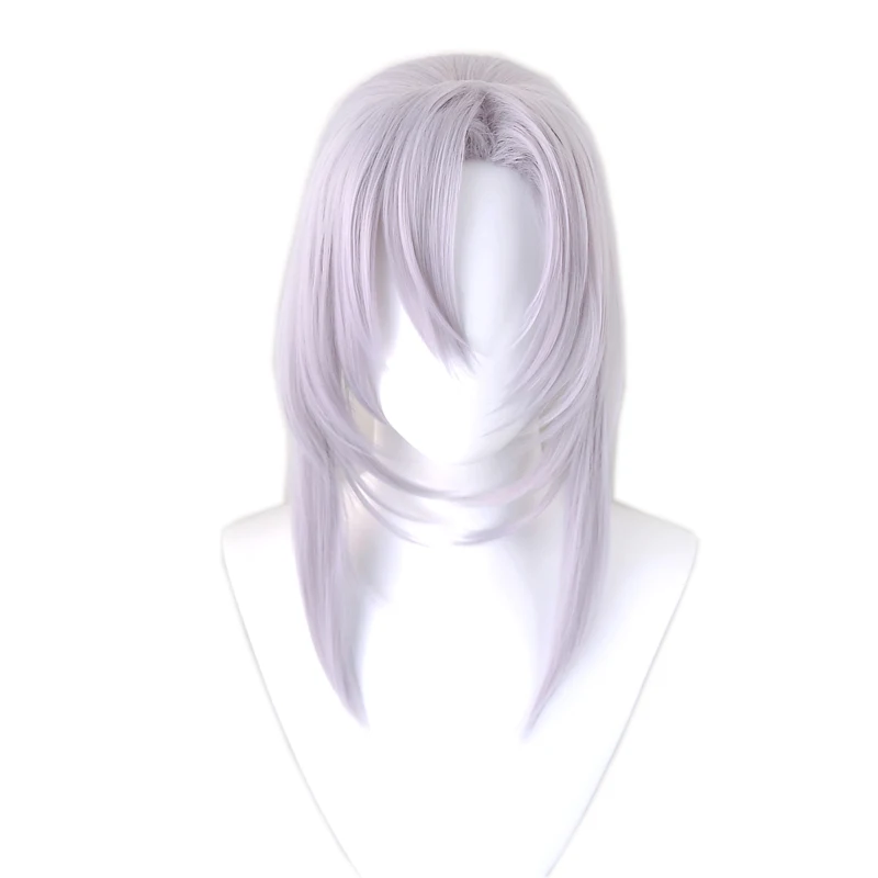 Owari No Seraph of The End Ferid Bathory Silver Long Cosplay Heat Resistant Synthetic Hair Carnival Halloween Party + Wig Cap