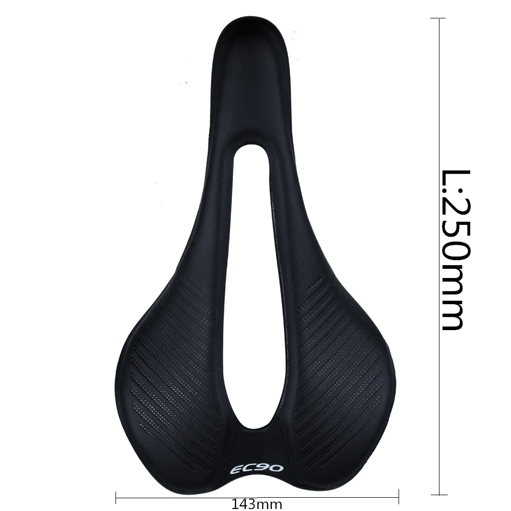 BALUGOE-Bicycle Comfort Saddle, MTB, Mountain Bike Cycling Saddle, Seat Cushion, Bike Leather Pad, 2020