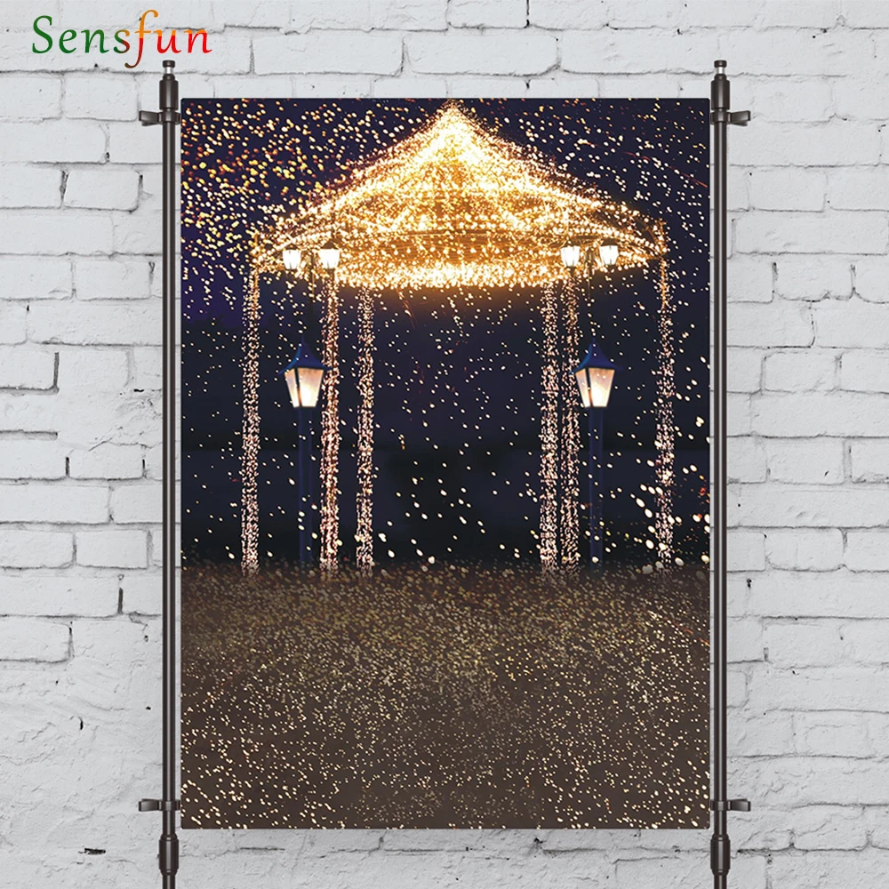 LEVOO Photographic Background Spark Light Spot Wedding Romantic Photo Studio Photocall Printed Shoot Prop Decor Fabric