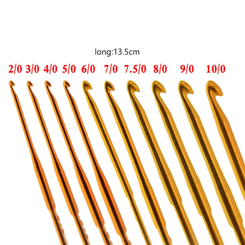 10PCS Double Pointed Knitting Needles Crochet Hooks Weave Crochet Needles Set Sweater Knitting Yarn Knit hook Tools 2/3/5/8mm