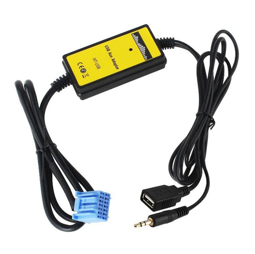 Samochodowy adapter CD AUX USB 14P Connect CD Changer dla Honda Accord 1998-2002, Old Civic CRV Odyssey, dla Acura RSX CL TL EL