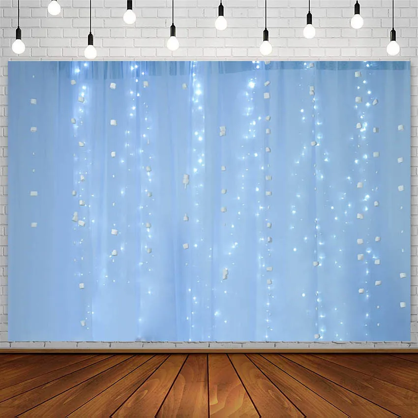 

Avezano Backdrop Blue Photo Curtains Newborn Portrait Photography Background Studio Shiny Decoration Props Photozone Photophone