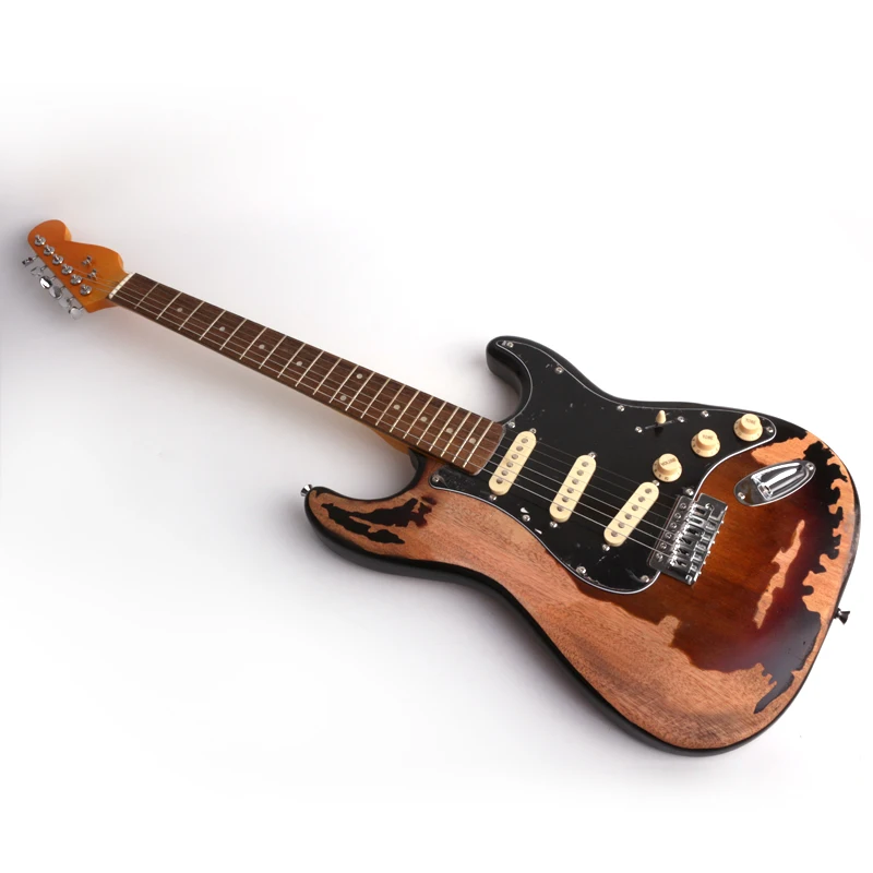 

High quality heavy Relic vintage style hand made electric guitar electricas electro electrique guitare guiter guitarra gitar