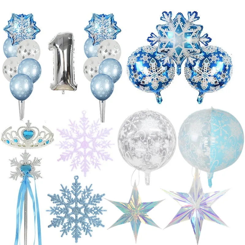 

Снежинка декоративные вечерние принадлежности для снежной погоды конфетти латексный шар номер воздушные шары из фольги для детей подарок ...