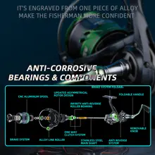 HJ 7BB Stainless Steel Fishing Reel 17lbs Max Drag #3