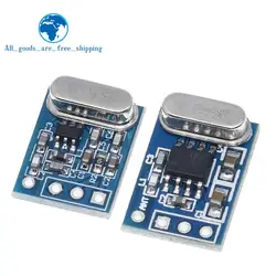 TZT  1Set 2Pcs 433MHZ Wireless Transmitter Receiver Board Module SYN115 SYN480R ASK/OOK Chip PCB for arduino