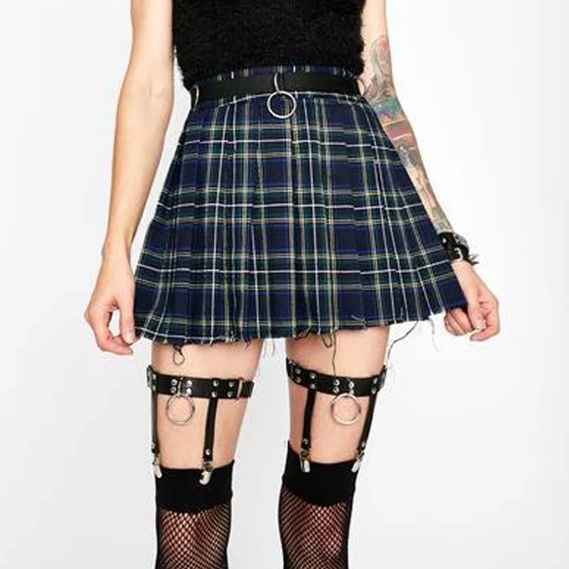 Jarretelles en Cuir 100% Faites à la Main, Anneau Torique, Ceinture de Jambe, Cuisse Haute, Legging, Clips Métalliques, Cosplay Lolita, 2 Pièces, 1 Paire