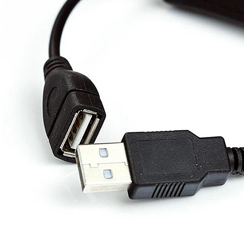 USB 28cm Male-To-Female Extension Cord USB Switch Cord  LED Light Bar Power Cord Switch over 2A Current Usb Fan Switch Adapter