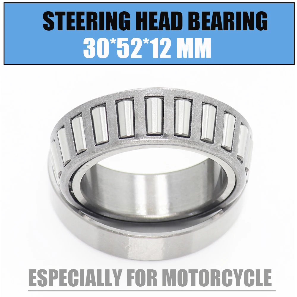 30*52*12 mm 1PC Steering Head Bearing 305212 Tapered Roller Motorcycle Bearings