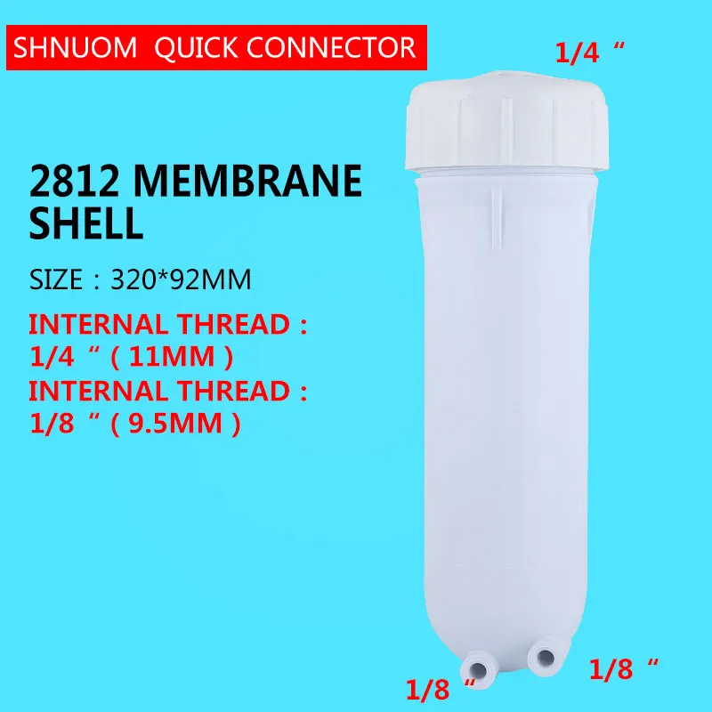 RO 200G 400G Membrane Threaded Water Purifier Filter Shell Membrane Pure Reverse Osmosis Water Machine Accessories 2812 Cartridg