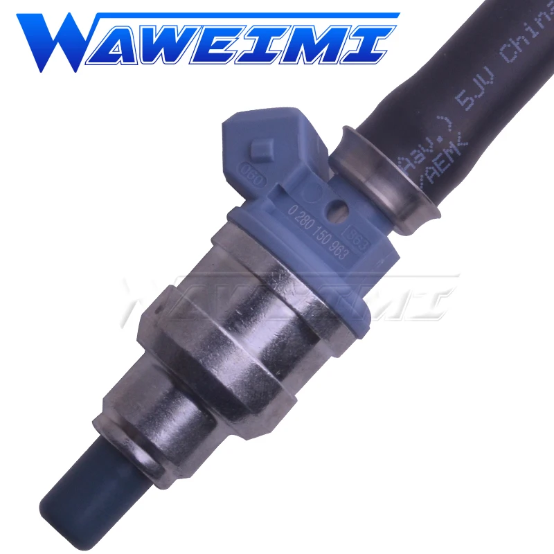 WAWEIMI العلامة التجارية الجديدة 4x حاقن وقود 0280150963 يناسب الفولكس واجين سانتانا 2000 GOL G T 2.0L 0 280 150 963 خنزير الذيل #3