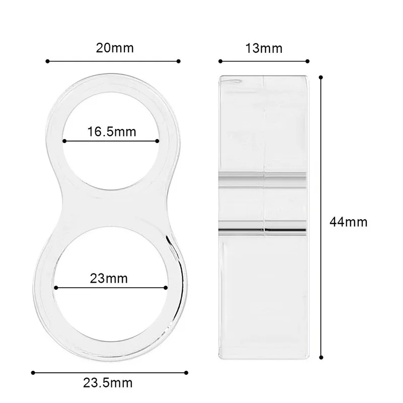 2pcs Silica Gel Door Stop Transparent Door Handle Stopper Baby Safety Shockproof Pad Walls Protective Kids Home Door Stopper