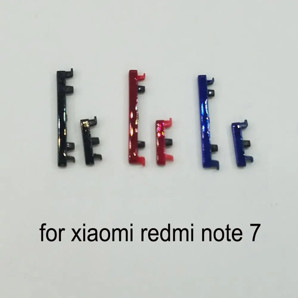 For Xiaomi Redmi note 7 Phone New Housing Frame On Off Side Key Power Volume Button Replacement Part For Note 7 Pro