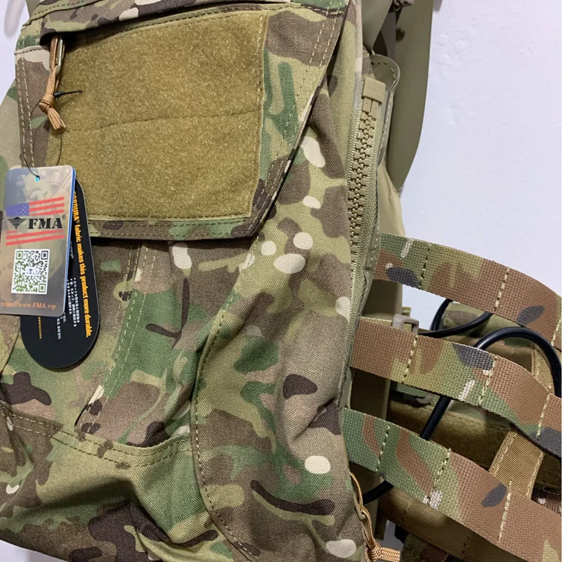 FMA Tactical Pack Zip-on Panel Multicam Plate Carrier Back Bag for CPC NCPC JPC 2.0 AVS Vest