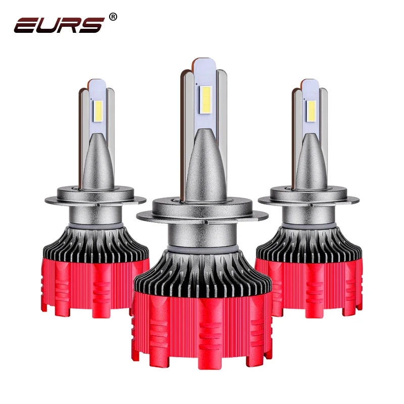 

EURS H4 LED H7 Canbus Car Headlight H1 H11 H8 H9 HB3 HB4 9600LM 12V 24V N3 Car Automobiles 6000K LED Fog Light Bright Car Bulb