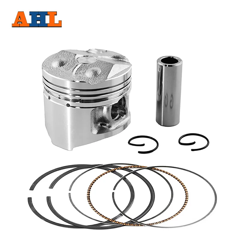 

AHL Motorcycle Engine Parts STD ~+50 Cylinder Bore Size 48 mm 48.25 mm 48.5mm Pistons & Rings For YAMAHA FZR250 FZ250 1HX
