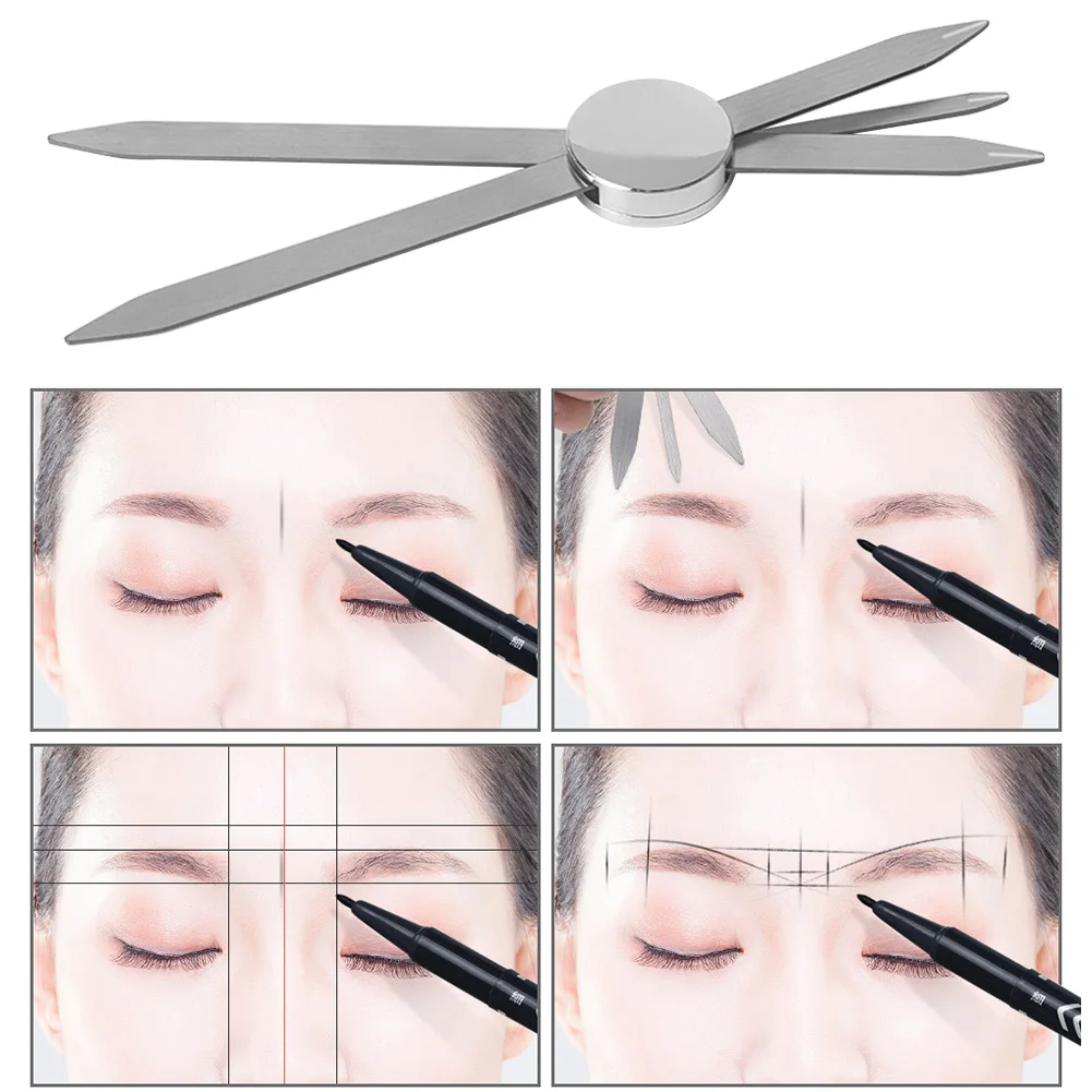 Compass Position Caliper Balance Eyebrow Mapping Ruler Measurement Microblading Tool Precise Gauge Permanent Makeup Salon