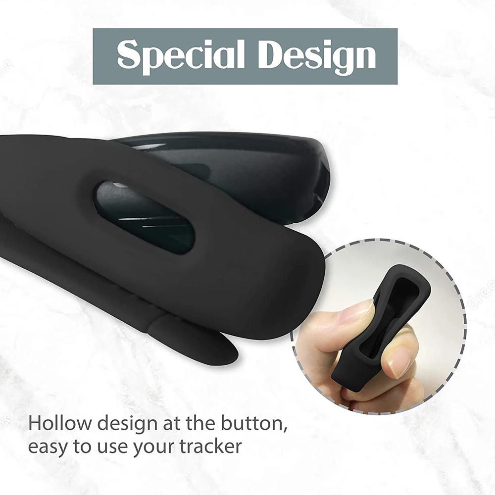 Clip Case Compatible with Fitbit Inspire 2 Fitness Tracker, Soft Silicone Replacement Accessory Clip for Fitbit Inspire 2