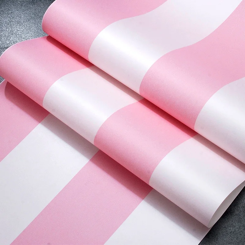 Imagem -05 - Papel de Parede para Quarto das Crianças Papel de Parede de Princesa para Sala de Estar Estilo Coreano Rosa Decoração da Casa 10m