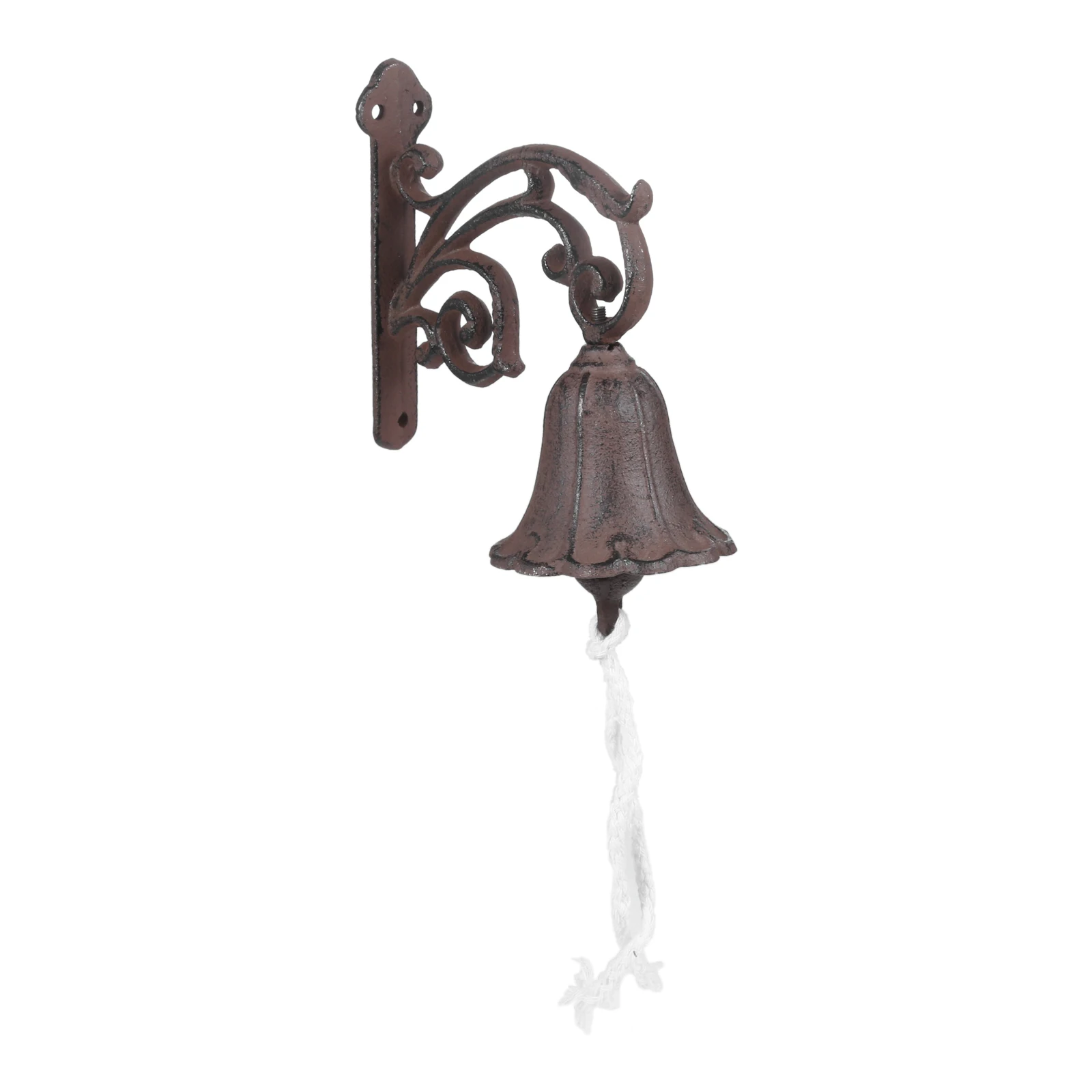 

1set Brown Flower Branch Iron Door Ring Bell Antique Wall Mounted w/screw Garden/Home/Bar/Restaurant/Cafe/Shop Entrance Welcome